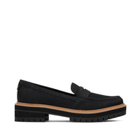Cara Loafer Black Leather - Side View