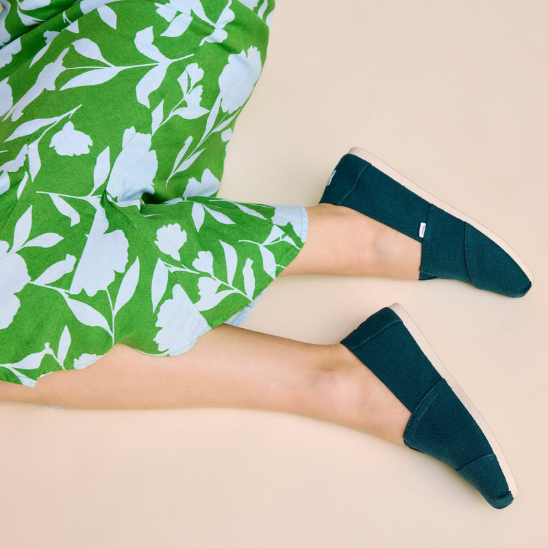 Alpargata Classic Dark Teal Heritage Canvas Alpargata Classic Dark Teal Heritage Canvas